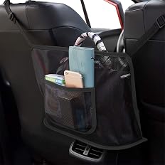 Amazon 車用収納ポケット ネットポケット メッシュバッグ 車大容量 省スペース 後部座席用 車用小物入れ 汎用型車載収納ネット 簡単に取り付け ポケット ケース カバー 車 バイク