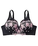 [ニッセン] ブラジャー バストをしっかり包むフルカップブラジャー 黒系 G90