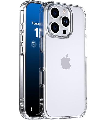 Amazon.co.jp: iPhone 16 Pro Max 用 ケース クリア 耐衝撃 米軍MIL