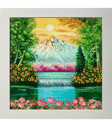 Amazon.co.jp: 山口裕子 「いちごタワー」 キティちゃん 絵画 サンリオ