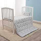 洗える　ベビー布団　2点セット　枕　掛ふとん　中綿　コットン　キルティング　新生児0～36ヶ月