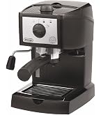 【極美品】デロンギ エスプレッソ・カプチーノメーカー EC221B ブラック Amazon | デロンギ エスプレッソ＆カプチーノマシン EC221 ブラック