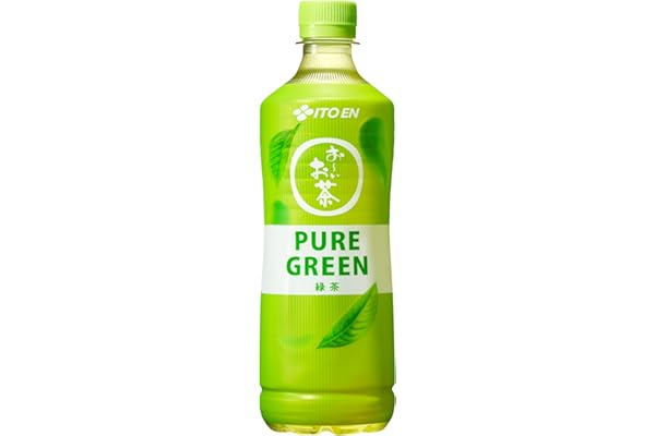 Itoen Oi Tea Pure Green, 20.3 fl oz (600 ml) x 24 Bottles, Green Tea, Plastic Bottles