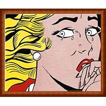 Amazon.co.jp: ポスター ロイ リキテンスタイン Crying Girl、 1963