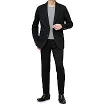 Amazon.co.jp: セットアップスーツ スーツ仕立て スリム ノータック