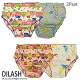 (ディラッシュ) DILASH 秋'14 女児２Pショーツ（おうち きのこ） 100 キナリ/ターコイズ