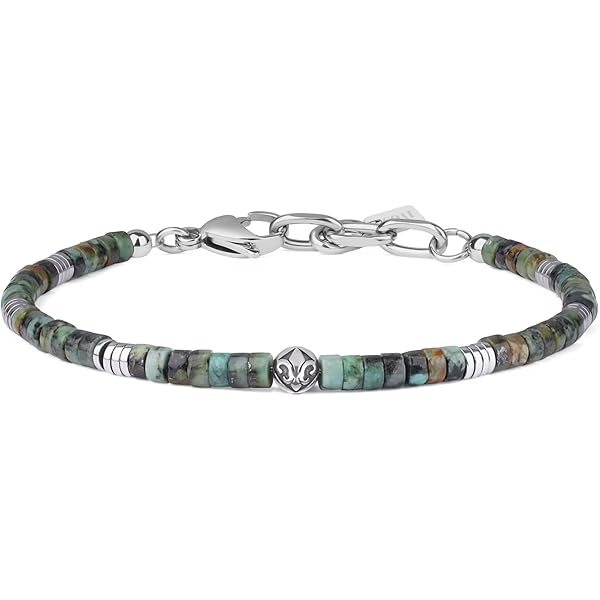Amazon | [silver KYASYA]シルバー925 ターコイズ 梵字 ブレスレット