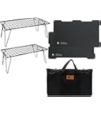 Amazon.co.jp: HIBARI フィールドラック キャンピングラック 2個