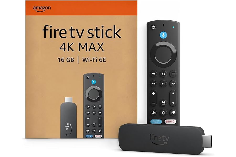 Amazon Fire TV Stick 4K Max (newest model) | Our most powerful 4K streaming stick with Wi-Fi 6E support | Powerful processor 