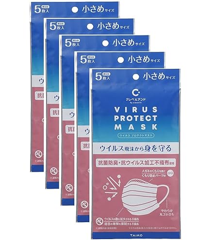 Amazon.co.jp: クレベ＆アンド ウイルスプロテクトマスク ふつうサイズ