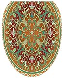 Toilet Tattoos TT-1090-O Medallion Decorative Applique for Toilet Lid, Elongated [並行輸入品]