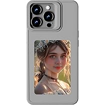 値下げ可！iPhone15Pro用4色E-inkディスプレイスマホカバー(灰)③ 値下げ可！iPhone15Pro用4色E-inkディスプレイスマホカバー(灰
