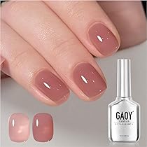 ネイルカラー・マニキュア 1111 Amazon | GAOY ジェルネイル シアーカラージェル ピンク ベージュ 単色