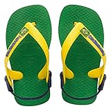 [ハワイアナス] ビーチサンダル ベビー・ブラジル・ロゴ havaianas ベビー・ブラジル・ロゴ 全6色 ブラジル製 国内正規品 (25/26（16.5cm）, 2703 グリーン)