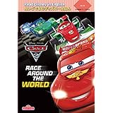 朗読QRコード付き Read Disney in English えいごでよむディズニーえほん (4) カーズ “Race around the World” (えいごでよむディズニーえほん 4)
