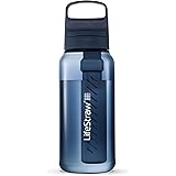 LifeStraw Go Series 2.0 Water Bottle with Filter, Aegean Sea, 1 Litre Capacity