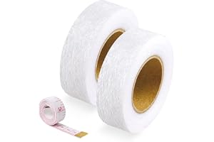 Amazon marketplace 2 Pack Hemming Tape Iron On, Hem Tape Fabric Tape Extra Strong,Fashion Tape Hemming Tape for Trousers for Repair Curtains/Pants/Skirts/Jeans/Dress (White)