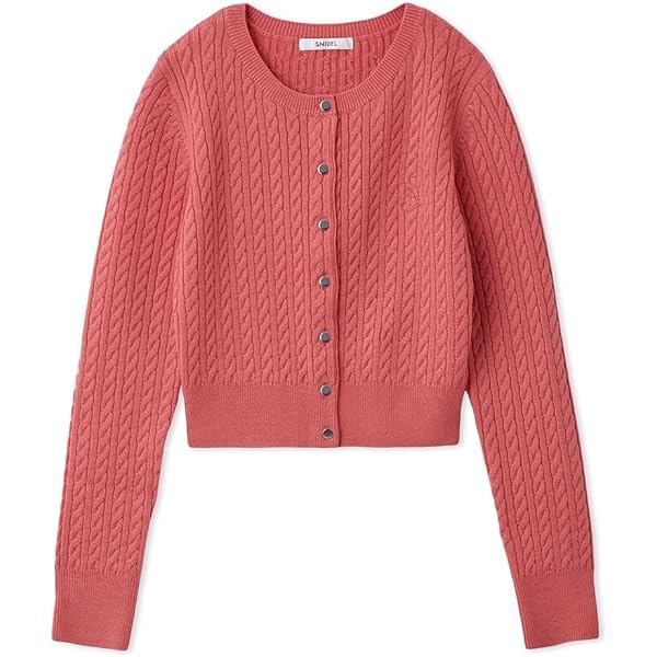 Amazon | [スナイデル] ストラクチャーレースニットカーデ SWNT255113