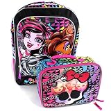Monster High 16 inch Backpack and Lunch Box Set (Creep it Real) [並行輸入品]