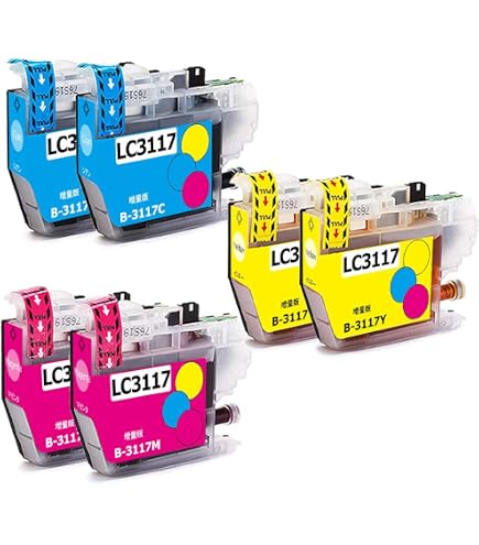 Amazon.co.jp: ブラザーLC3117インク LC3117-4PK互換インク