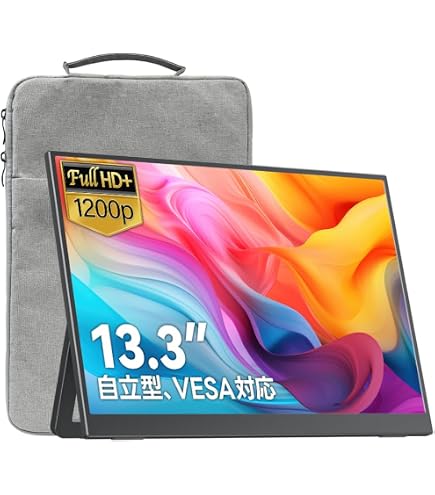 Amazon.co.jp: Upperizon モバイルモニター 13.5インチ 2K QHD 非光沢