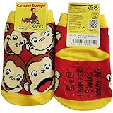 【おさるのジョージ】ベビーソックス（ぎっしり／ＲＤ）[180750]