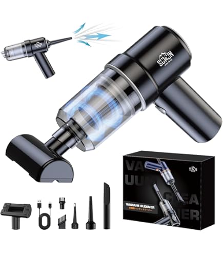 多用途な軽量コードレス掃除機 強力な吸引力を備えて Amazon.co.jp: 998000Pa ワイヤレス車の掃除機ハイパワー真空 Trong