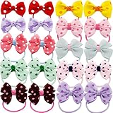 E-SHOP ヘアゴム ガールズ 2*10 ( 20個 ) ヘアアクセサリー 子供大人通用 髪留め シンプルリボン 可愛い レデイース キュート おしゃれ　人気な髪飾り 女の子 ヘアゴム
