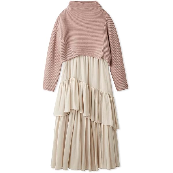 Amazon | [スナイデル] ペプラムキャミ&ニットカーデセット SWNT241176