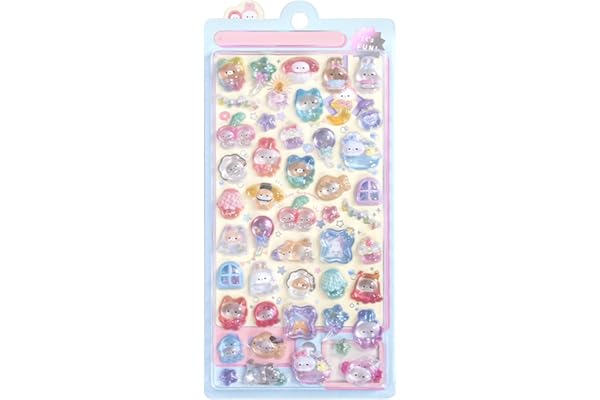 立体シール 3d浮き彫り 携帯電話飾り用 貼り付け可能 手芸用品 DIY用 手帳用 子供 女の子 ごほうびシール 装飾用 (BBW-19)