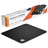 SteelSeries ゲーミングマウスパッド ステッチ ノンスリップラバーベース 32cm×27cm×0.2cm QcK Edge Medium 63822