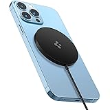 Spigen MagSafe充電器 [ ワイヤレス・急速充電・7.5Ｗ・超コンパクト・マグネット式・USB-C ケーブル一体型 ] マグセーフ充電 iPhone 14 13 Pro Mini Max/iPhone 12 Pro Mini Max/Ma