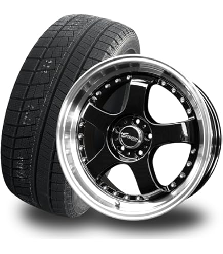 Amazon | 215/45R17 スタッドレスタイヤ&ホイール4本セット プリウス