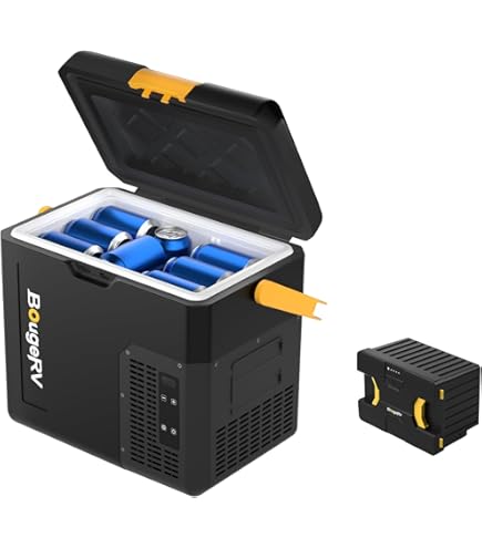 Amazon.co.jp: SAMONIC 車載冷蔵庫 モバイルバッテリー付き 35L