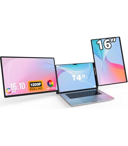 NexPad USB-C Portable Monitor for Laptop. 12 inch FHD 1080P IPS