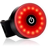 Daffodil Rear Bike Light USB Rechargeable Safety Bicycle LED Rear Tail Light, Bike Lights, Easy to Install for Men, Women