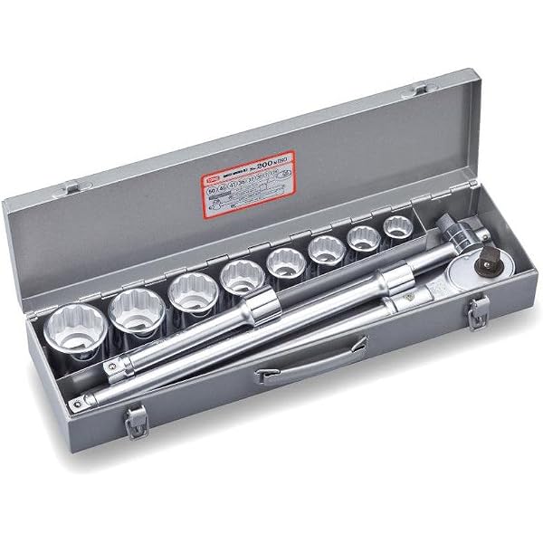 Amazon.co.jp: トネ(TONE) ソケットレンチセット 230M 差込角19.0mm(3 