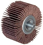 Merit High Performance Quick-Change Mini Grind-O-Flex Abrasive Flap Wheel, Threaded Shank, Ceramic A
