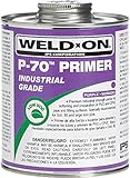 Weld-On 10227 P-70 Purple PVC/CPVC Primer, Low-VOC, 1/2 pint Can with Applicator Cap [並行輸入品]