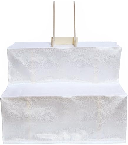 Amazon｜白布 カバー 二段祭壇用 三段祭壇用 幅80cm (二段白布(幅60cm