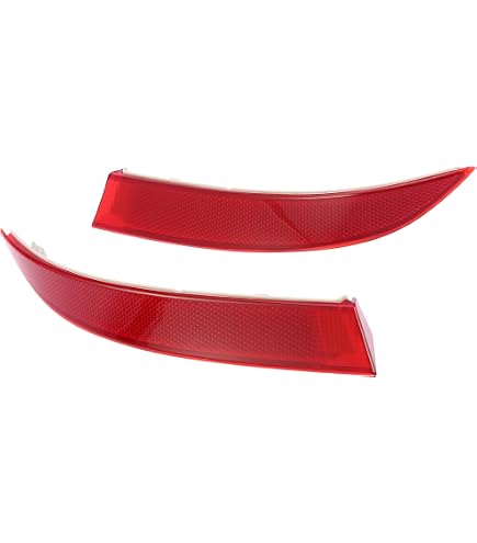 thumbnail image 2 of Rear Left & Right Bumper Reflector Set For BMW X5 2007-2013, With M Package, TOPAZ, 5-Year Warranty 2 of 2