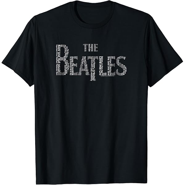 ビートルズ　The Beatles　Tシャツ Amazon | ビートルズ クラシックロゴ Tシャツ | Tシャツ・カットソー 通販