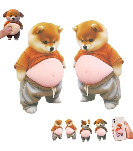 Amazon.co.jp: 3D 柴犬 お腹ステッカー 2個 かわいい スマホ