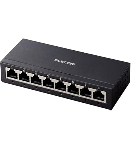 Amazon | アイ・オー・データ スイッチングハブ 8ポート ブラック