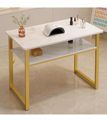 Yu　ネイルテーブル Amazon | YQWネイルテーブルネイルメイク作業台 耐久性と安定性