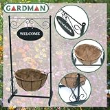 英国　ガードマン（GARDMAN）　ウェルカムハンギングバスケット　ヤシマット付き