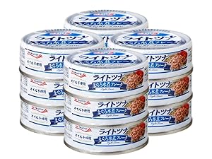 極洋 ライトツナまぐろ水煮 70g×3缶パック×4個
