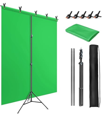 グリーンスクリーン 200cm Amazon.co.jp: グリーンバック T字型 150 x 200cm グリーン