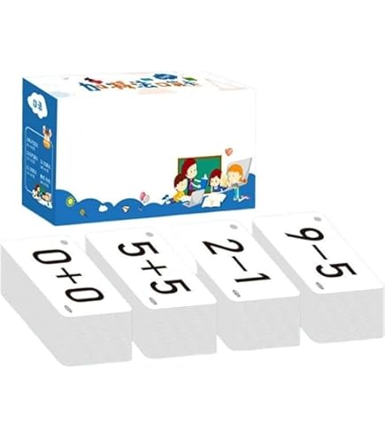 Amazon.co.jp: 数学学習カード 子供の認知学習カード 子供のため