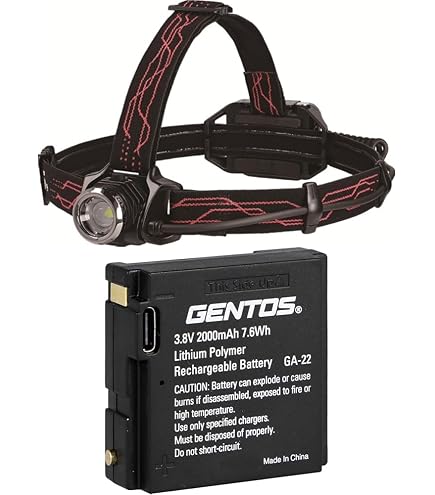 Amazon.co.jp: 【セット買い】 GENTOS(ジェントス) LED ヘッドライト